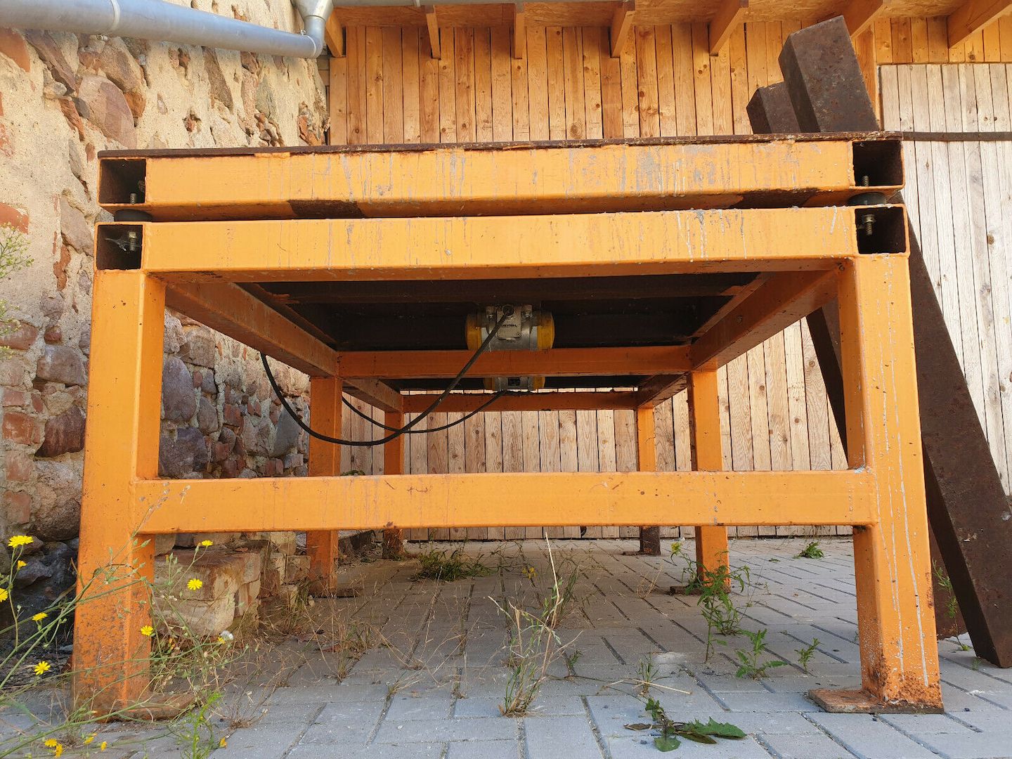 Rütteltisch 250x125x86 cm, Wacker Ar 366250 Aussenrüttler Betonrüttler Trafo