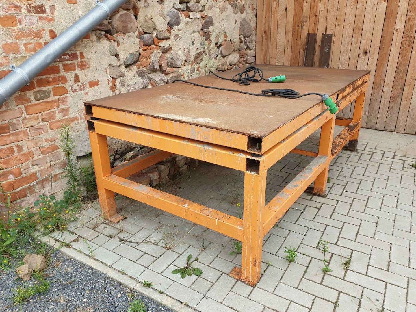 Rütteltisch 250x125x86 cm, Wacker Ar 366250 Aussenrüttler Betonrüttler Trafo
