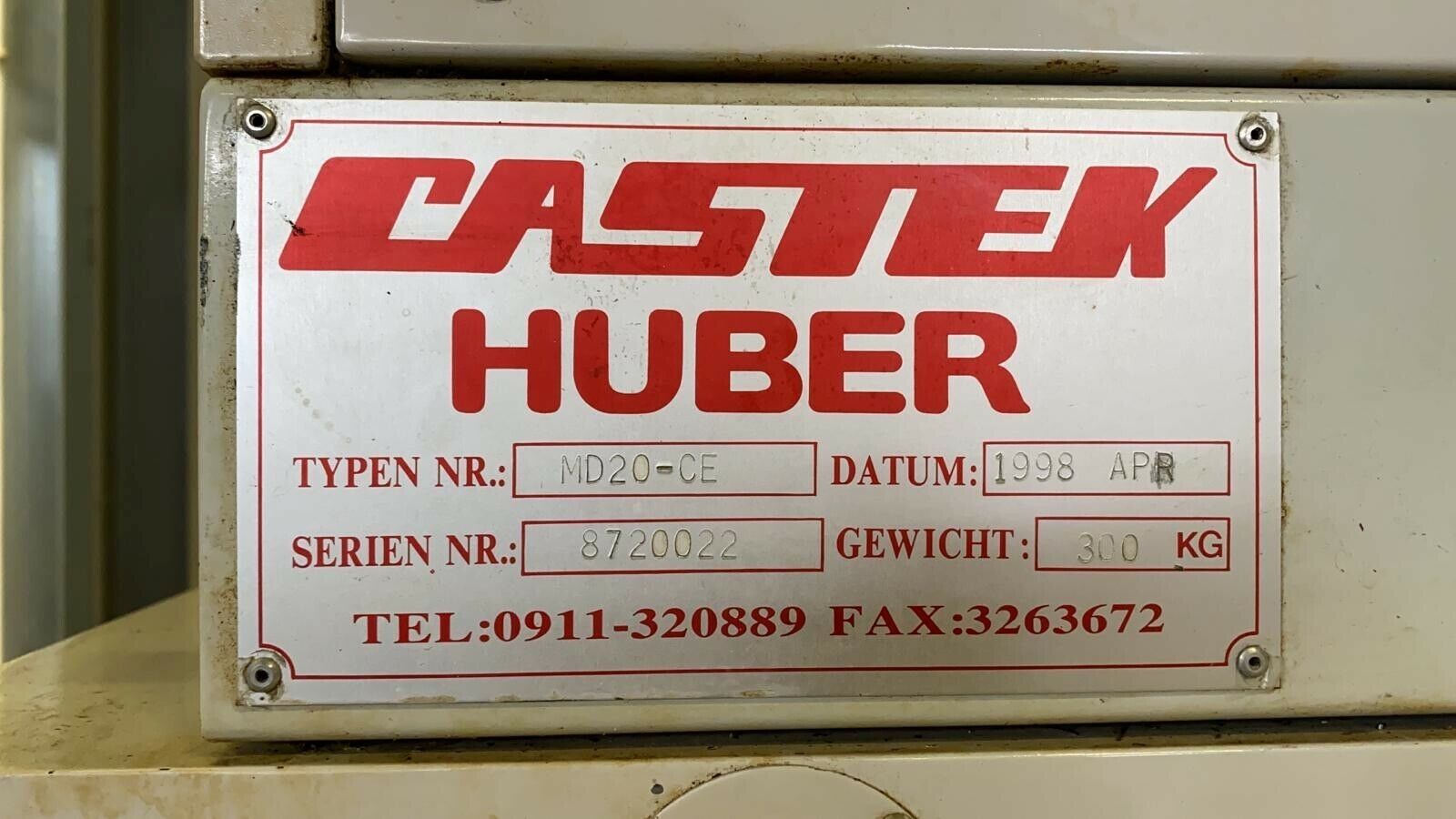 Startlocherodiermaschine Castek MD 20-CE Startlochbohrmaschine Erodiermaschine
