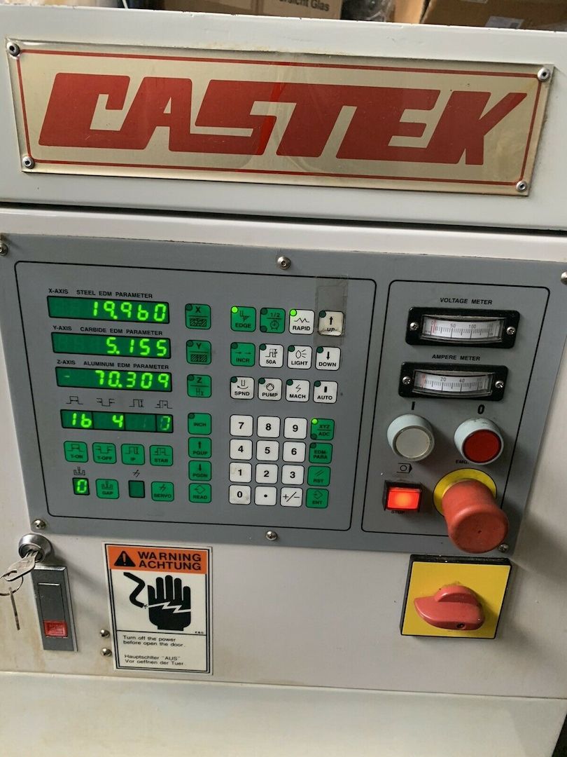 Startlocherodiermaschine Castek MD 20-CE Startlochbohrmaschine Erodiermaschine