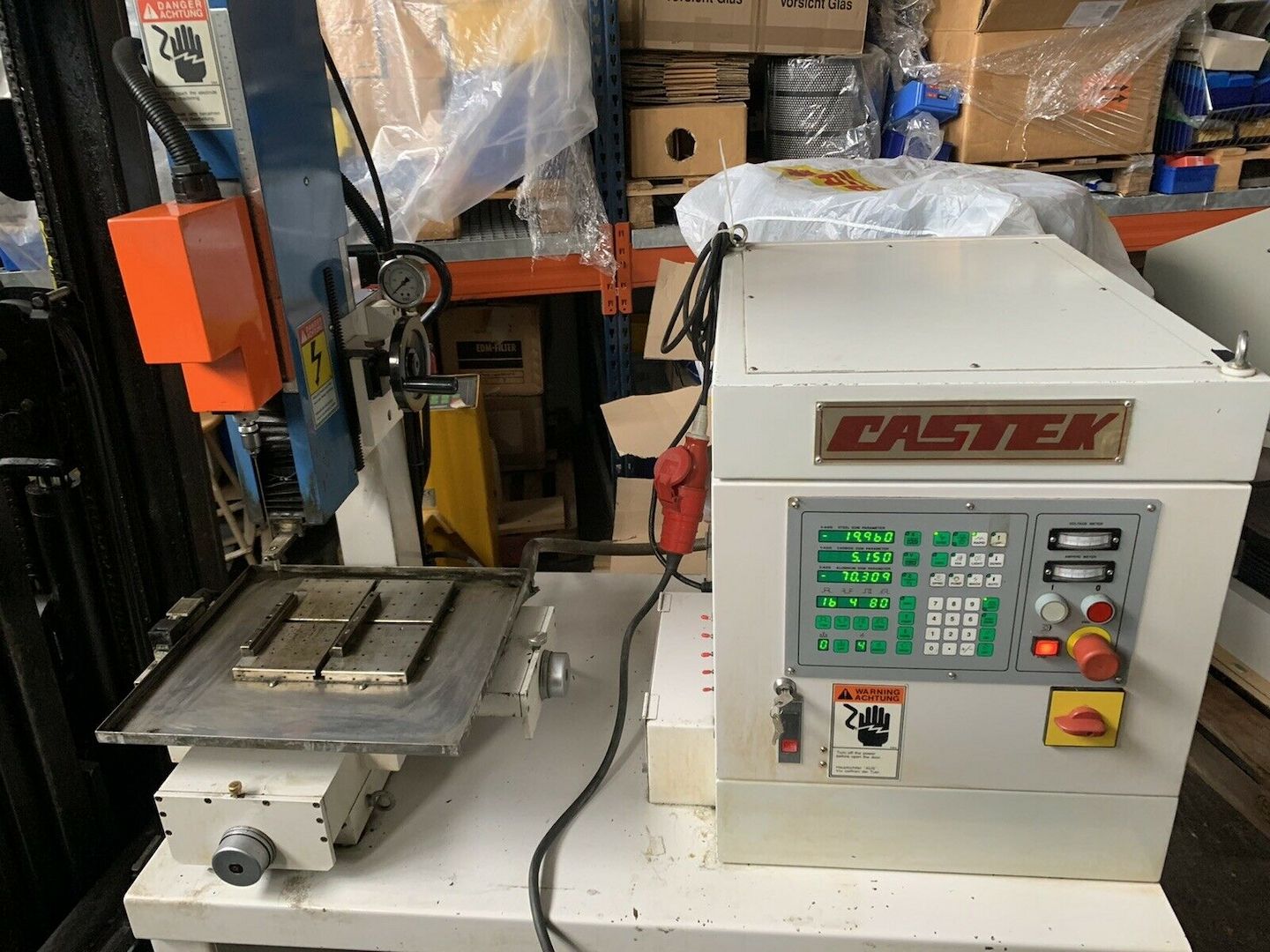 Startlocherodiermaschine Castek MD 20-CE Startlochbohrmaschine Erodiermaschine