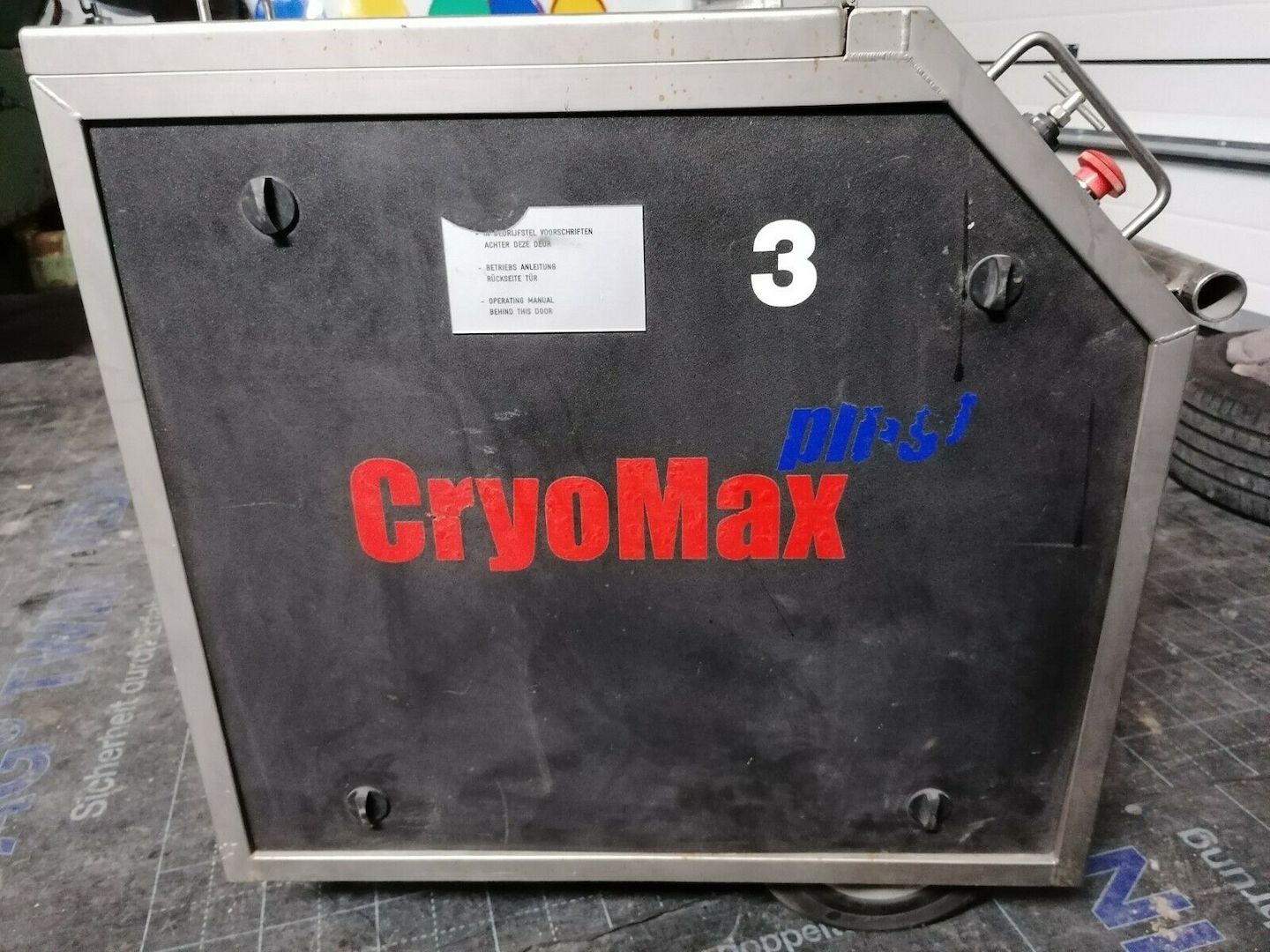 Trockeneisstrahlgerät Cryomax Plus Trockeneis Trockeneisstrahlanlage Trockeneis