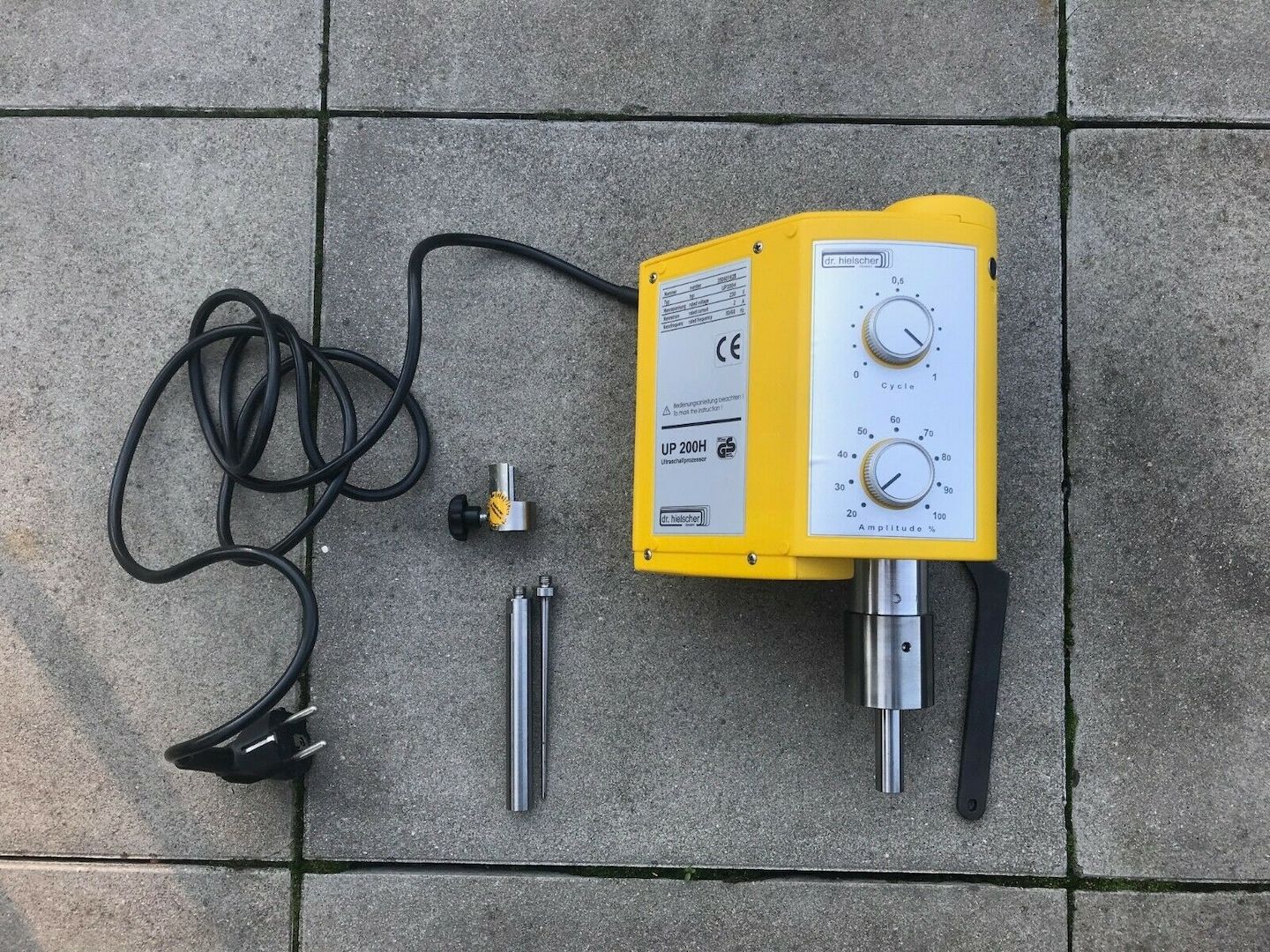 UP200H – HIELSCHER Ultraschall-Laborhomogenisator