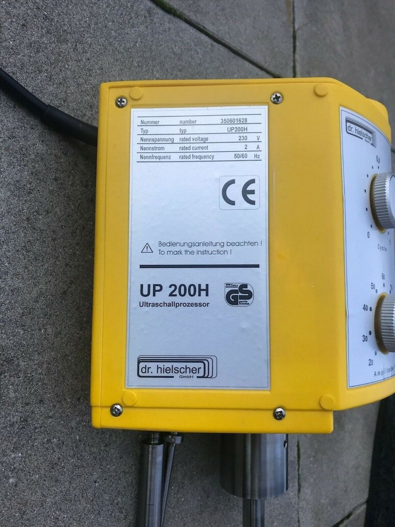 UP200H – HIELSCHER Ultraschall-Laborhomogenisator
