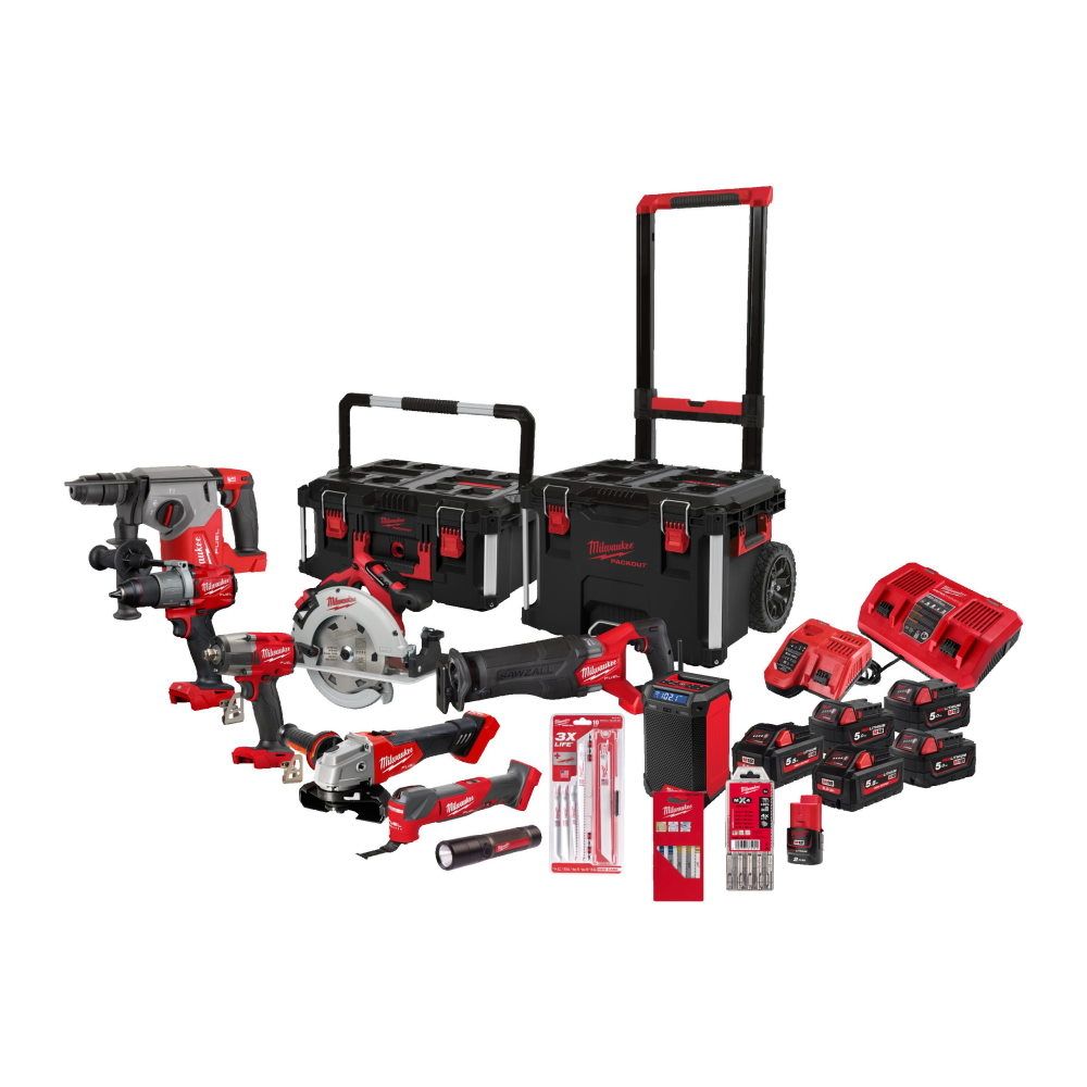 Milwaukee M18 FUEL™ FPP9A-556P Powerpack-Set 22-teilig