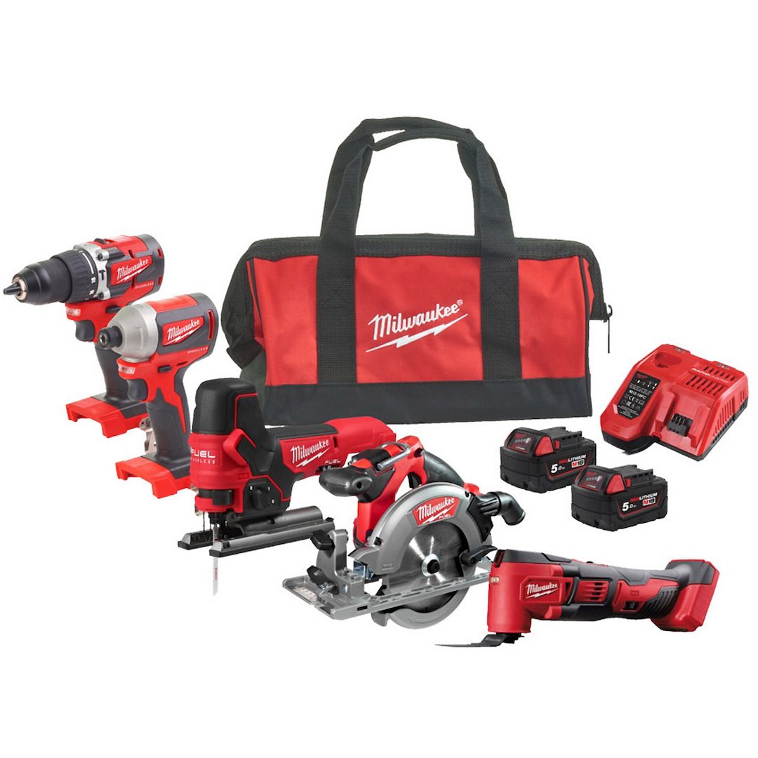 Milwaukee M18 Set M18 FPP5K-502B