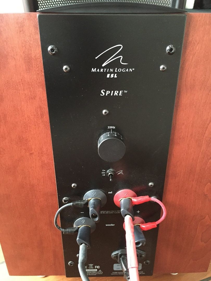 Martin Logan Spire wie neu, da selten benutzt.