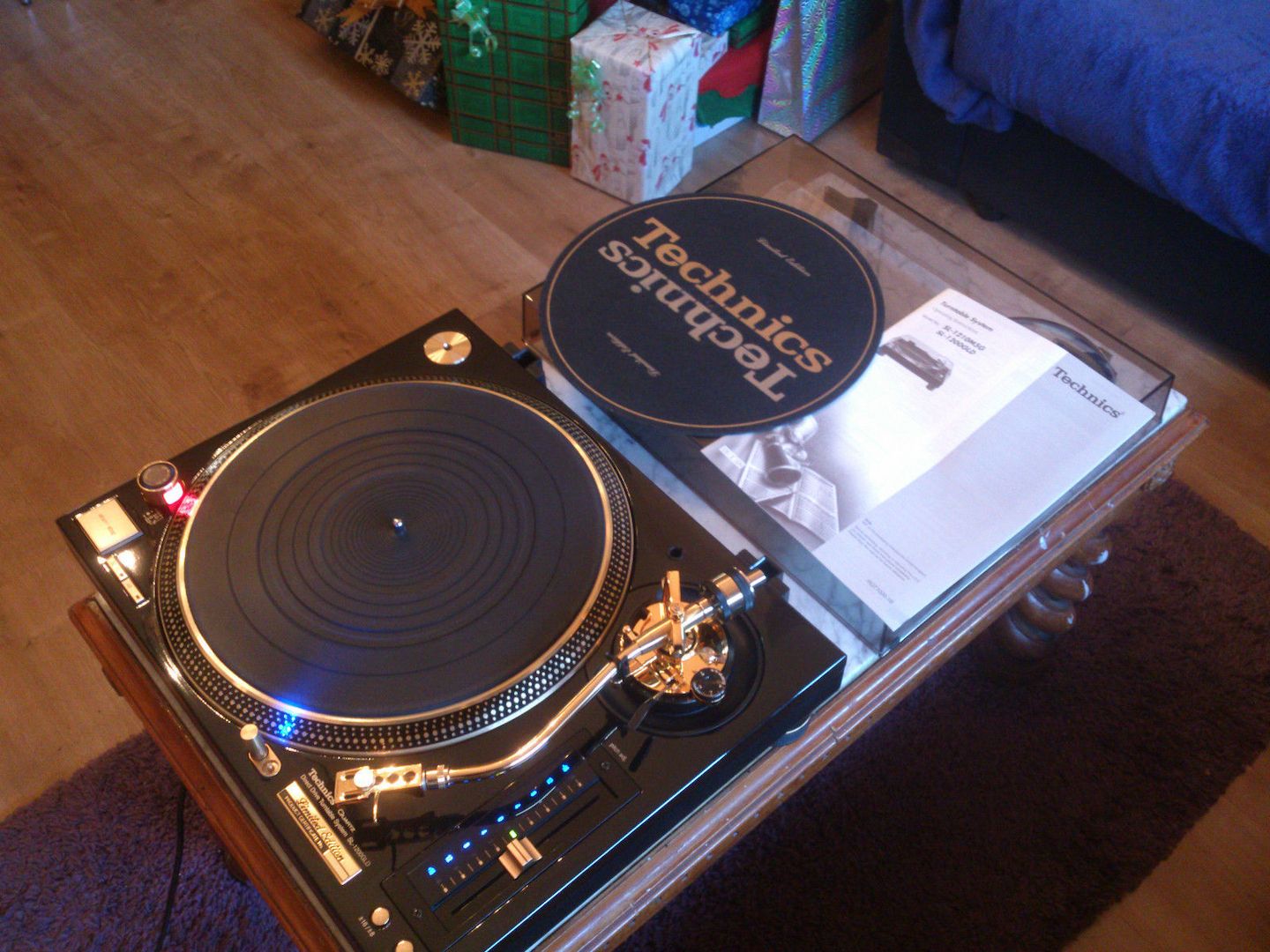 TURNTABLE TECHNICS M5G GOLD ¨¨24 k¨¨ New, Cover Perfect 100% !!!!! The Best