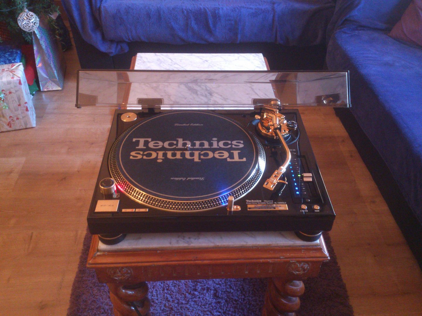 TURNTABLE TECHNICS M5G GOLD ¨¨24 k¨¨ New, Cover Perfect 100% !!!!! The Best