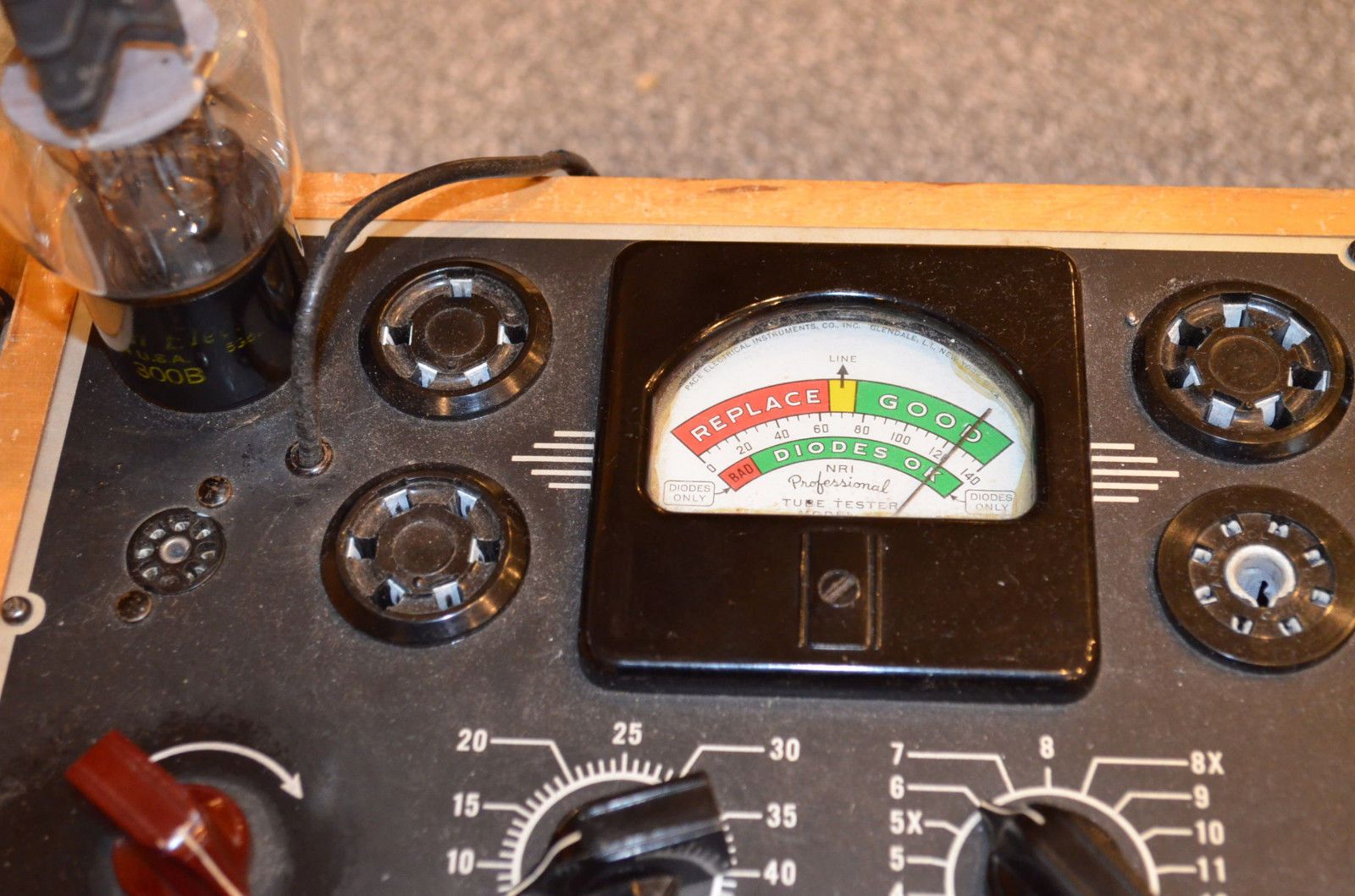 TWO (2) Western Electric 300B 1960's Vintage tube Pair!!! WORKING!