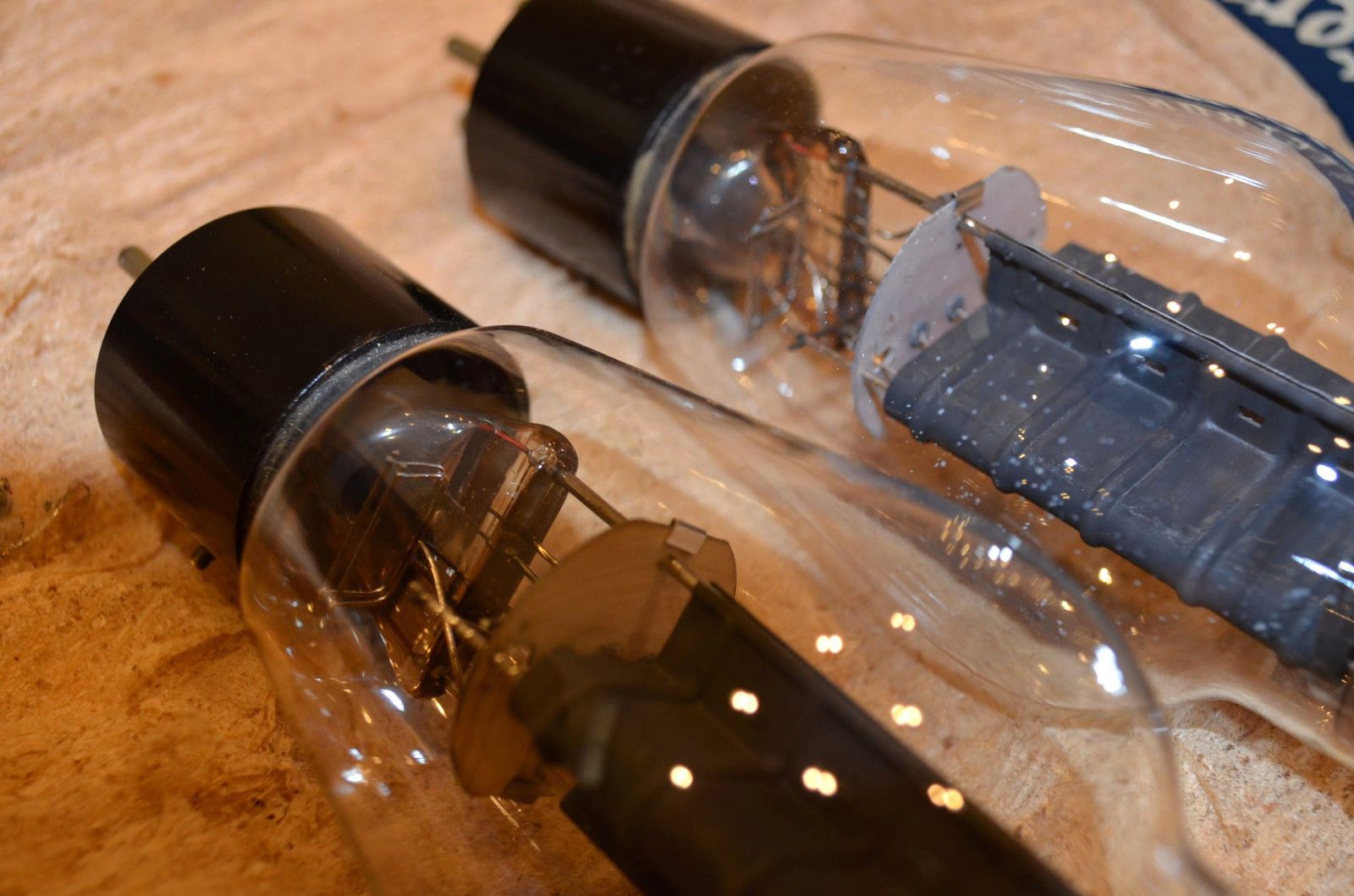 TWO (2) Western Electric 300B 1960's Vintage tube Pair!!! WORKING!