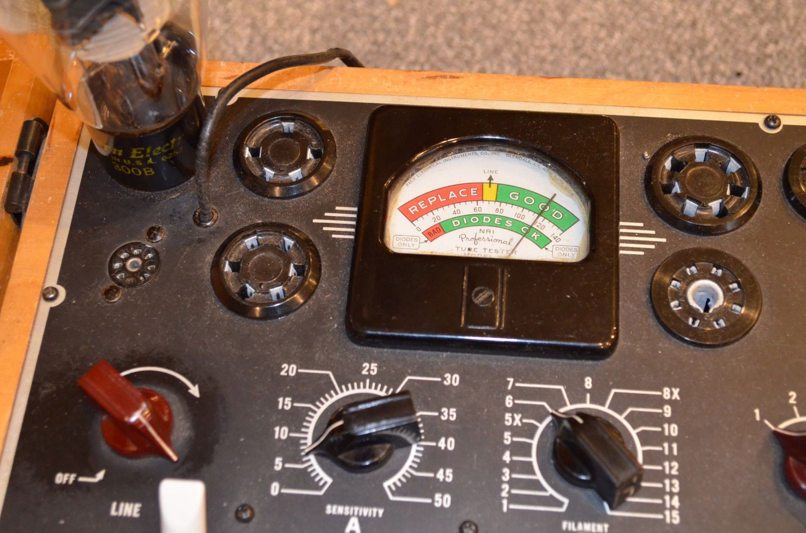 TWO (2) Western Electric 300B 1960's Vintage tube Pair!!! WORKING!