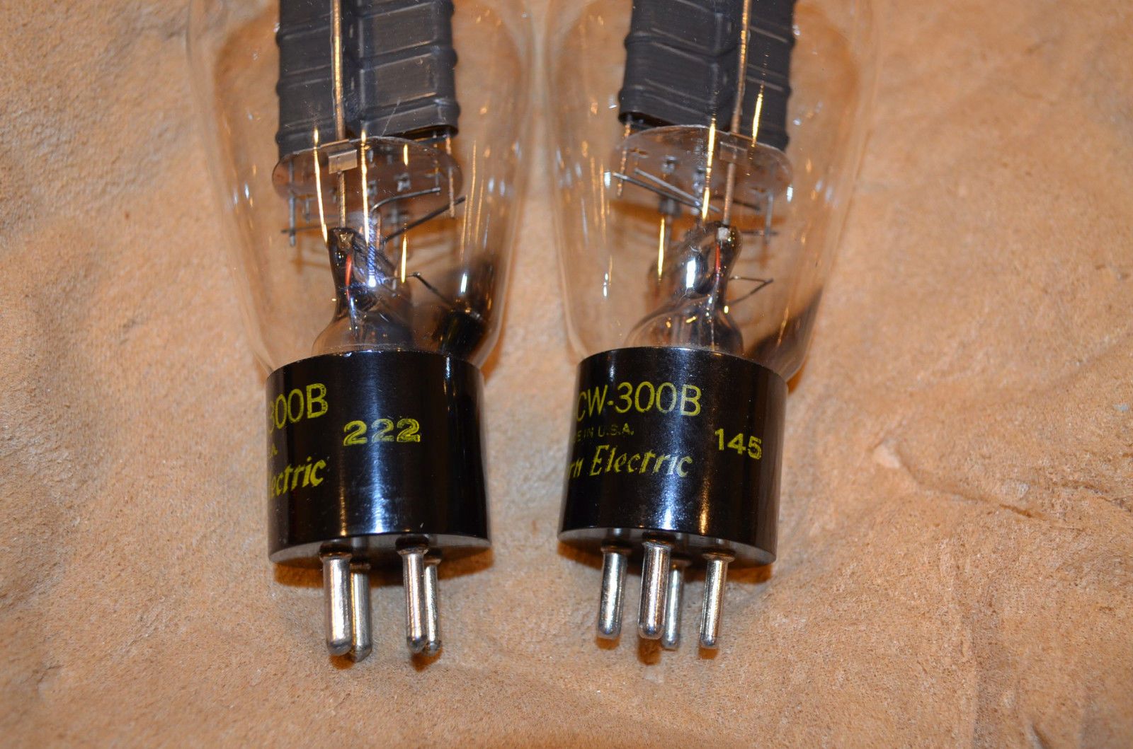 Western Electric USN-CW-300B Matched Pair!!! 1950's!!! Lot no.222, 145