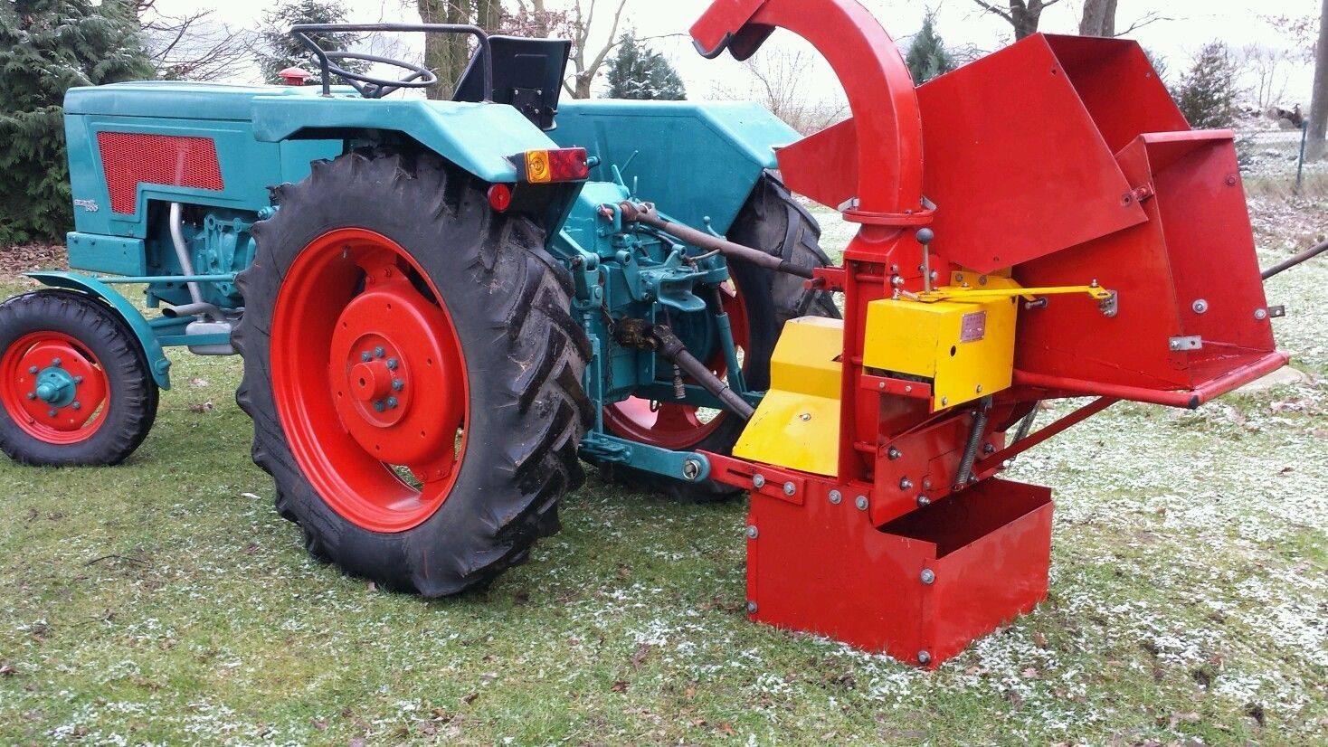 Hanomag traktor schlepper Hanomag Granit 500 1 S Holzhäcksler Hanomag traktor schlepper Hanomag Granit 500 1 S Holzhäcksler