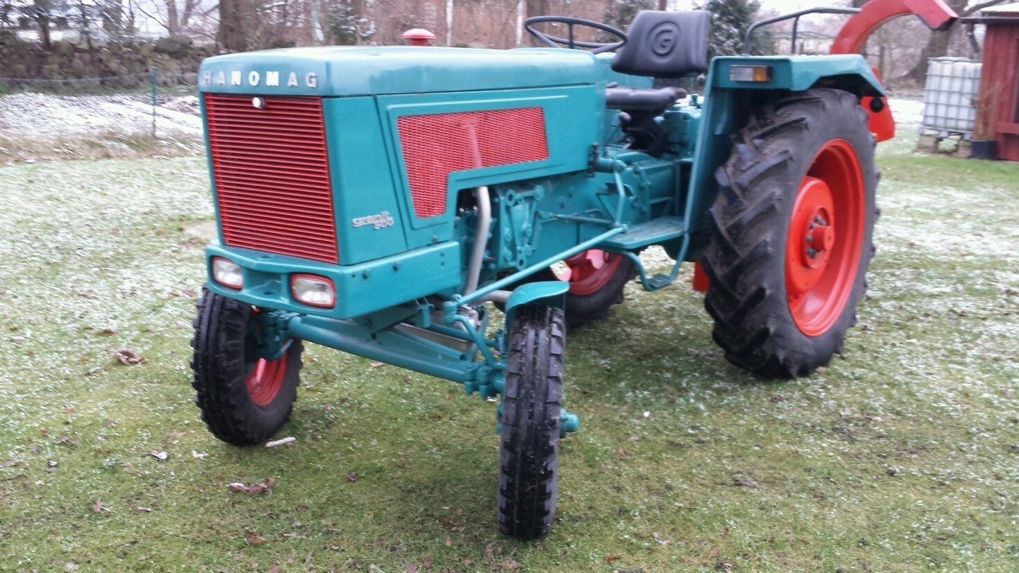 Hanomag traktor schlepper Hanomag Granit 500 1 S Holzhäcksler Hanomag traktor schlepper Hanomag Granit 500 1 S Holzhäcksler