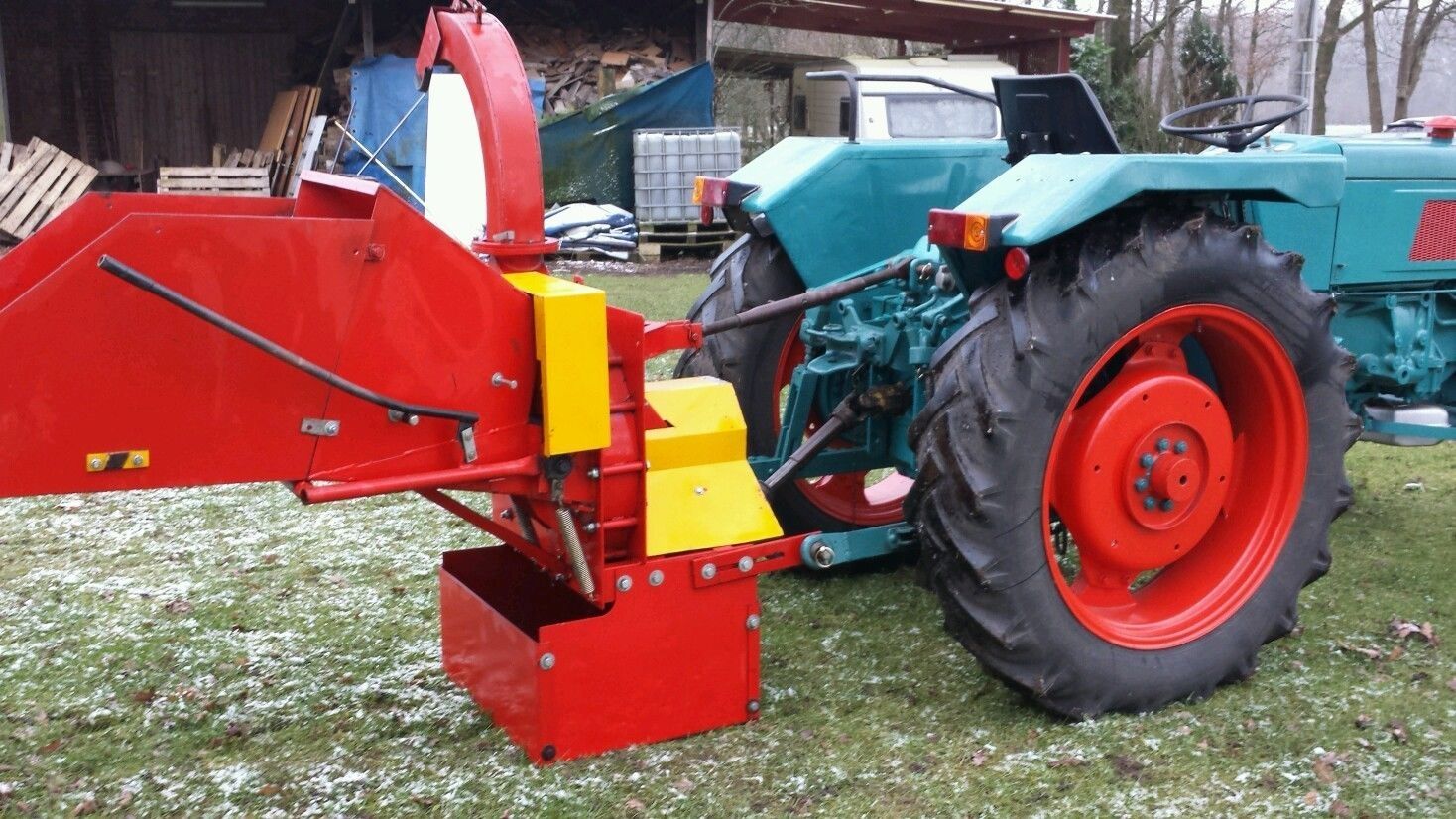 Hanomag traktor schlepper Hanomag Granit 500 1 S Holzhäcksler Hanomag traktor schlepper Hanomag Granit 500 1 S Holzhäcksler