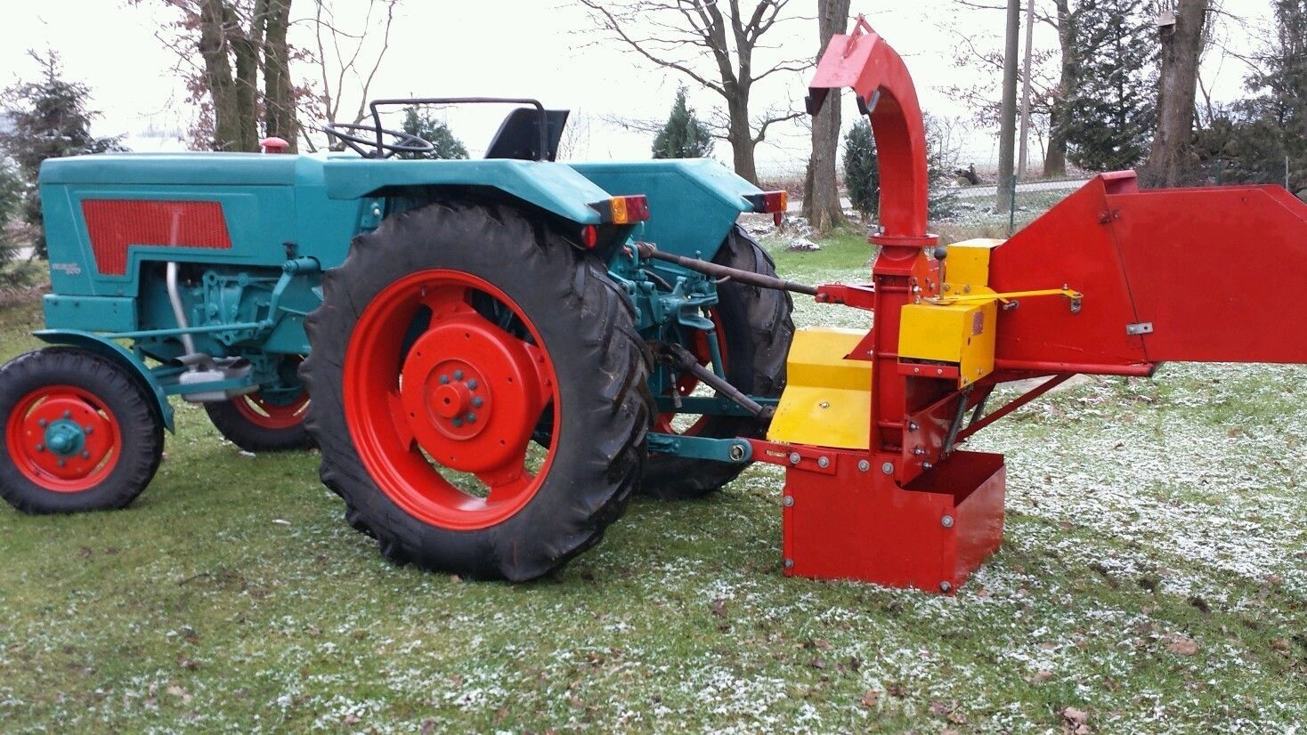 Hanomag traktor schlepper Hanomag Granit 500 1 S Holzhäcksler Hanomag traktor schlepper Hanomag Granit 500 1 S Holzhäcksler