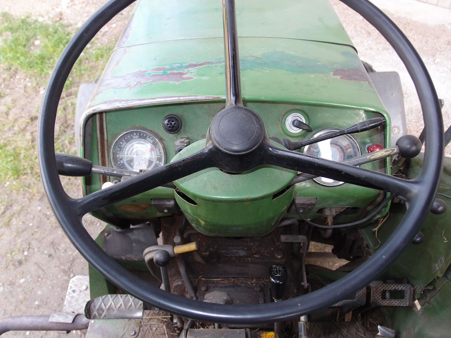 Traktor Schlepper Fendt Farmer 2 s FW 138 mit Mähbalken