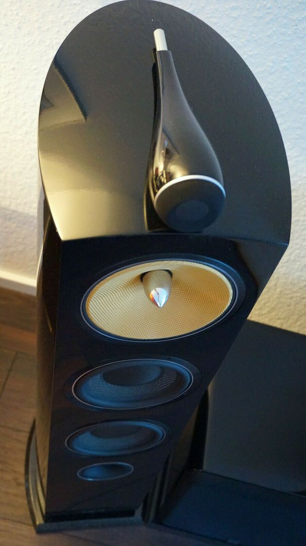 B&W Bowers & Wilkins HiFi Lautsprecher Paar 804 Diamond schwarz hochglanz
