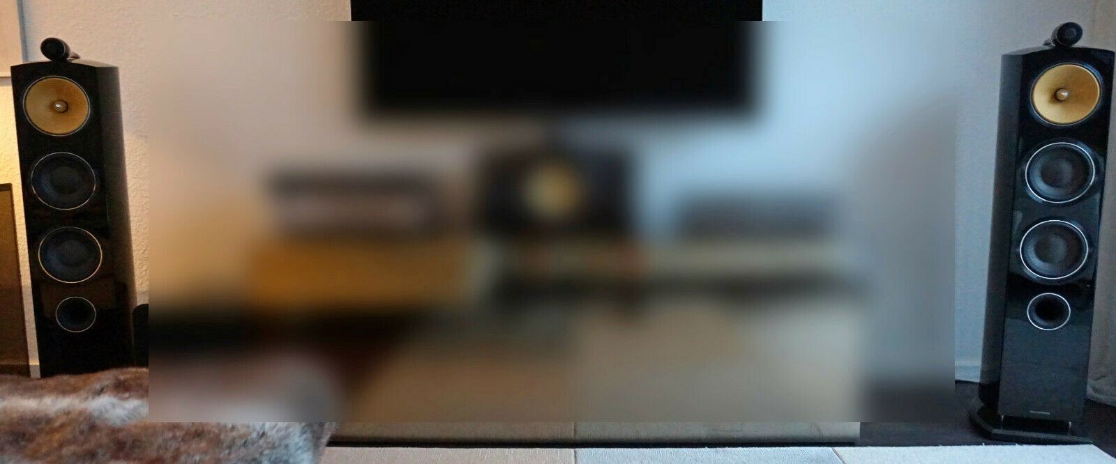 B&W Bowers & Wilkins HiFi Lautsprecher Paar 804 Diamond schwarz hochglanz