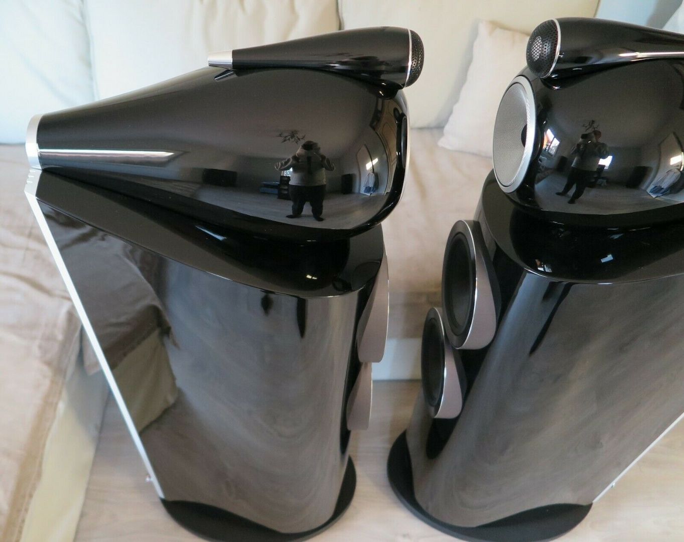 Bowers & Wilkins (B&W) 803D3 Diamond Speakers, Black Gloss, MINT