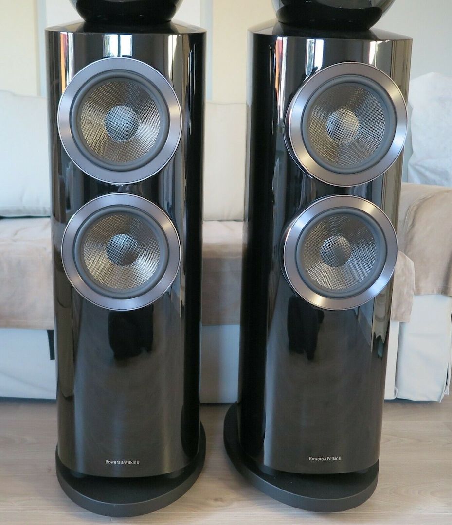 Bowers & Wilkins (B&W) 803D3 Diamond Speakers, Black Gloss, MINT