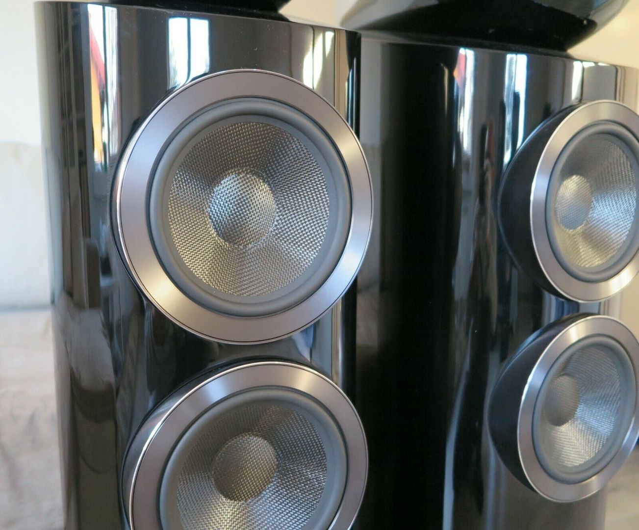 Bowers & Wilkins (B&W) 803D3 Diamond Speakers, Black Gloss, MINT