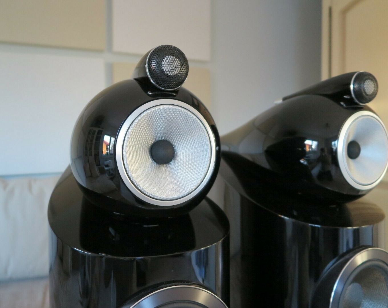 Bowers & Wilkins (B&W) 803D3 Diamond Speakers, Black Gloss, MINT