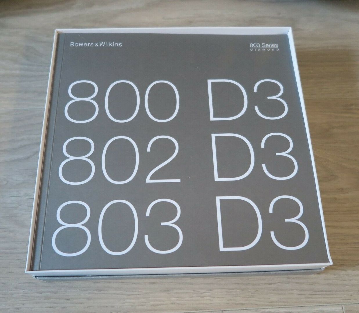 Bowers & Wilkins (B&W) 803D3 Diamond Speakers, Black Gloss, MINT