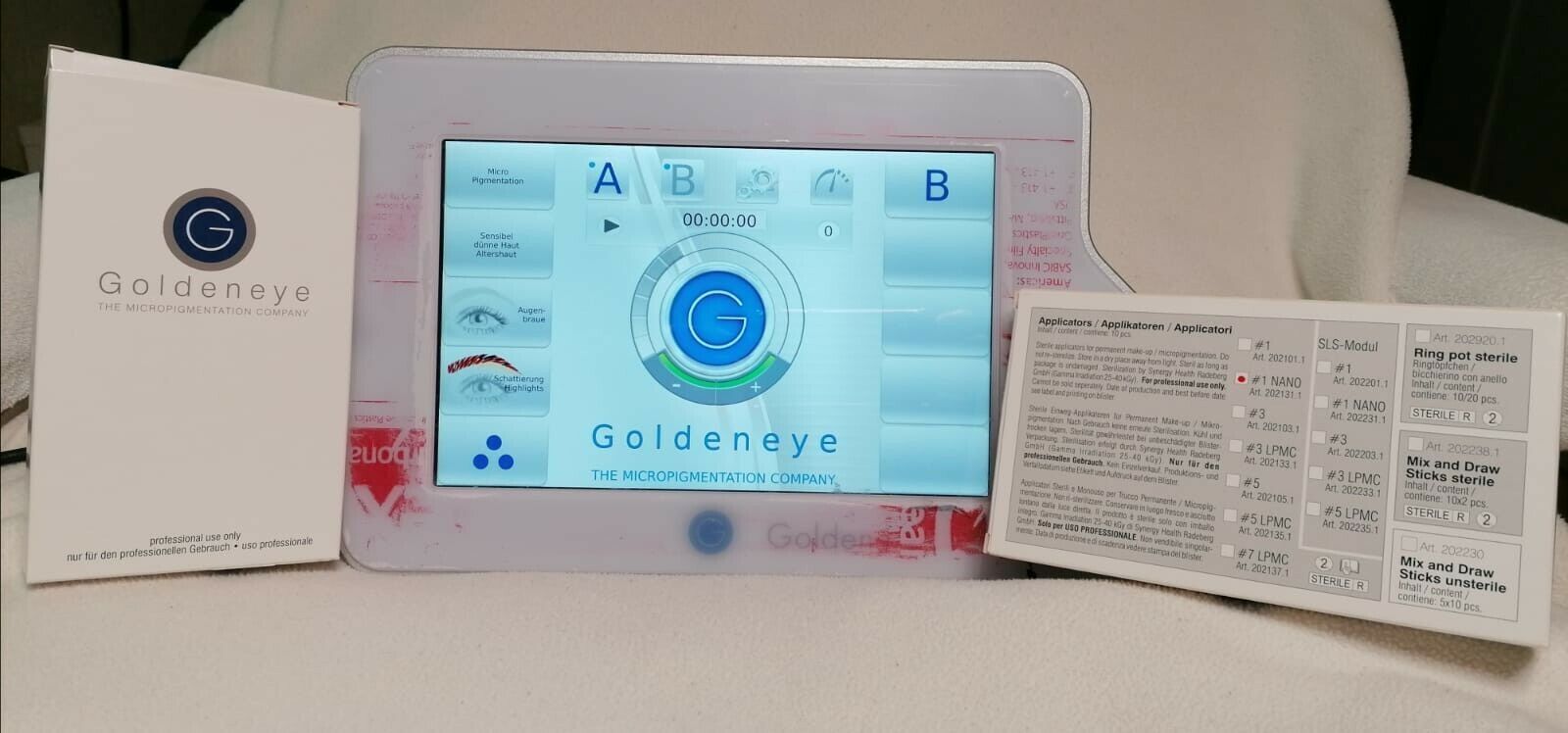 Goldeneye  Permanent-Make UP Gerät