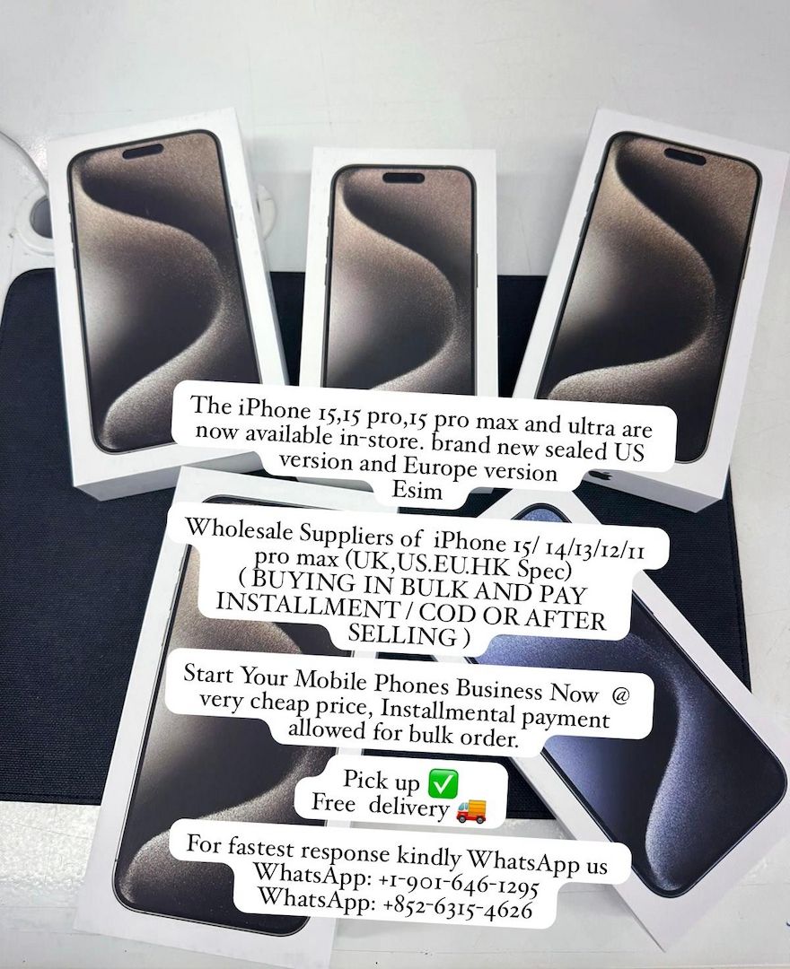 Versiegeltes Apple IPhone 15 Pro Max werkseitig entsperrt 1 TB, 512 GB, 256 GB, 128 GB