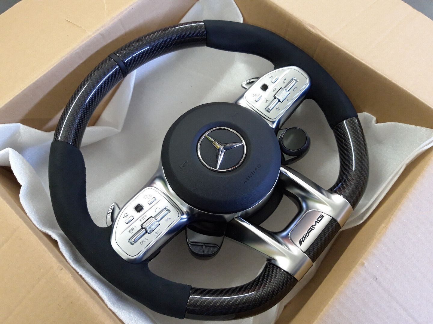 Mercedes AMG Sportlenkrad Lenkrad Carbon Alcantara Amg Driver