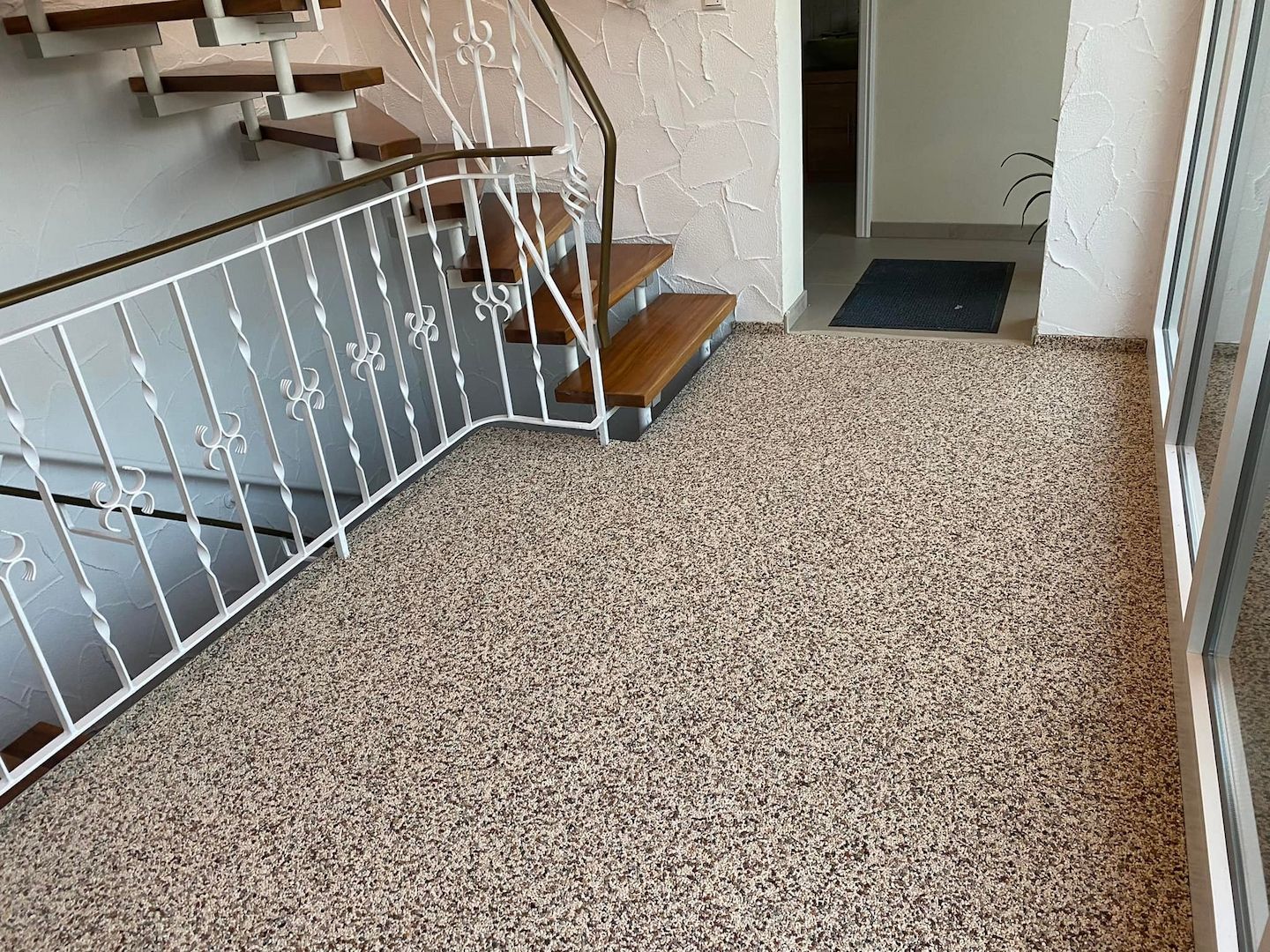 Steinteppich Beschichtung