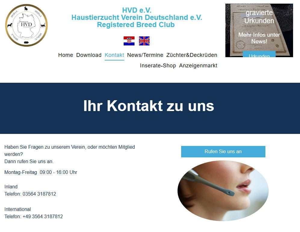 Zuchtverein für Ihre Hundezucht / Katzenzucht gesucht? HVD e.V. Hundezuchtverein / Katzenzuchtverein
