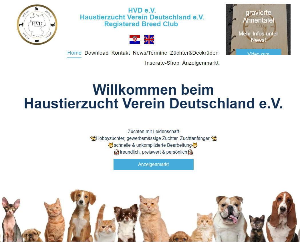 Hundeverein, Zuchtverein für Hundezüchter / Hobbyzüchter, Rassehundezüchter, auch Doodle