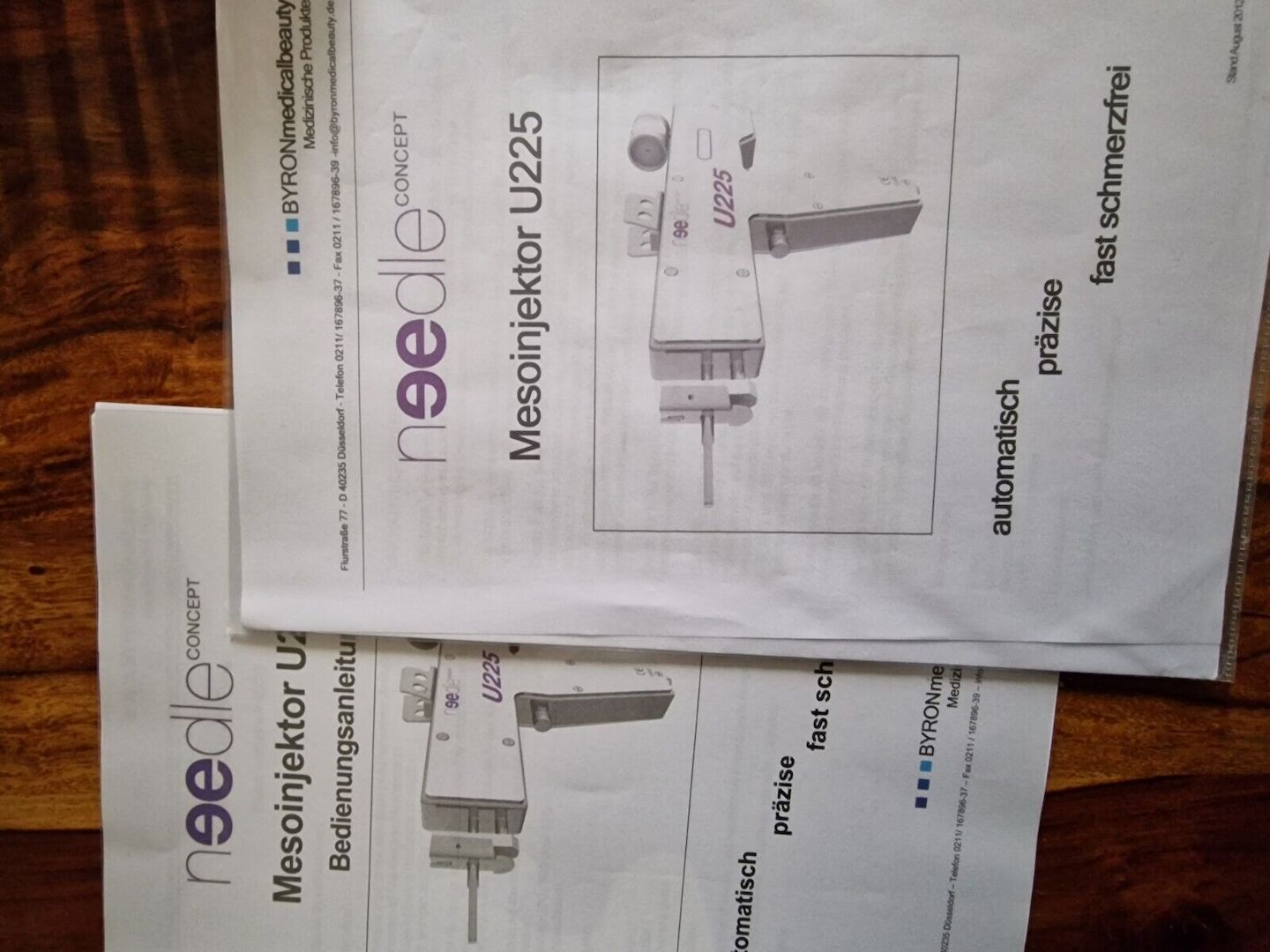 Biophymed Mesoinjektor U225 inkl.Kompressor Mesotherapie