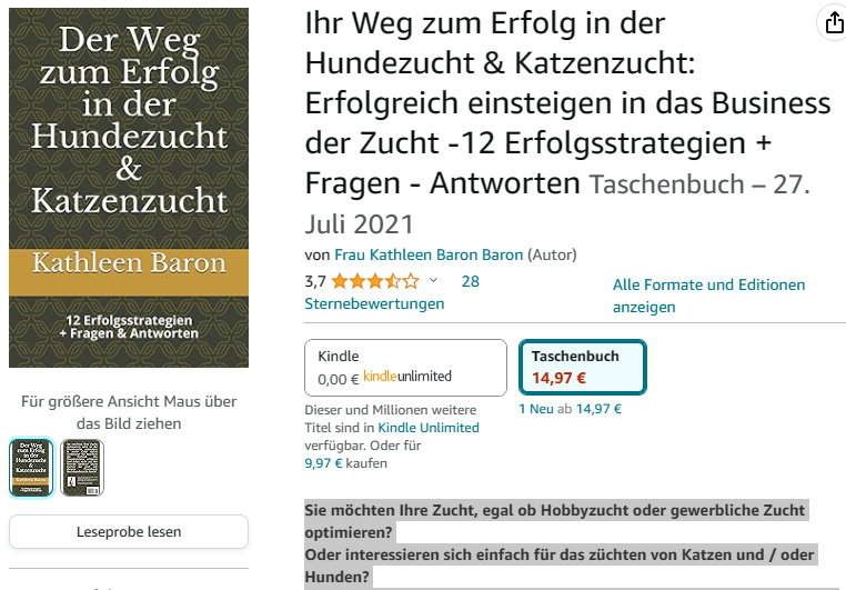 Ihr Weg zum Erfolg in der Hundezucht & Katzenzucht: Erfolgreich einsteigen in das Business der Zucht