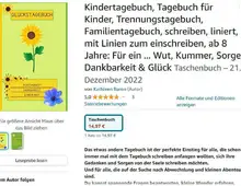 Tagebuch f.Kinder,Trennungstagebuch,Familientagebuch m.Linien