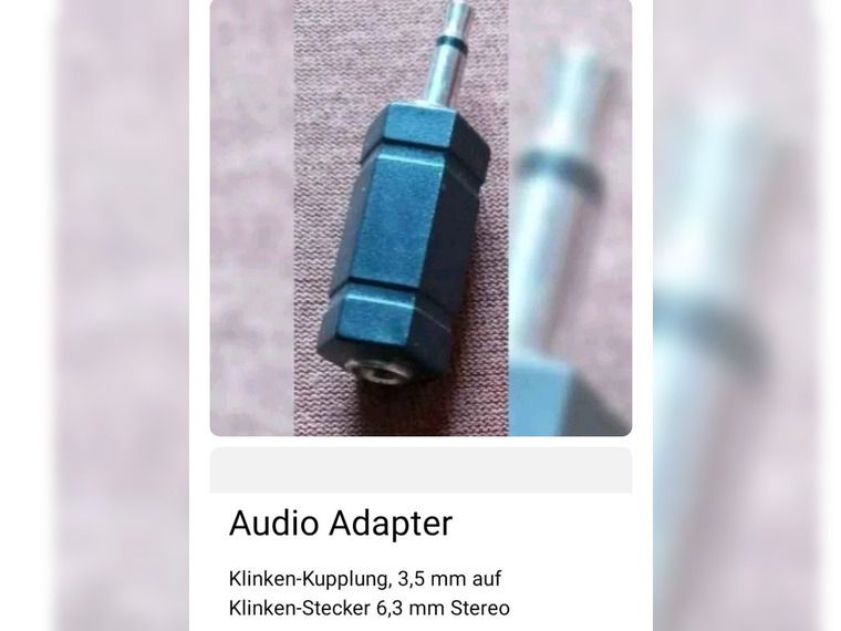 Audio Adapter 3,5 mm