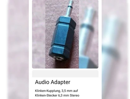 Audio Adapter 3,5 mm