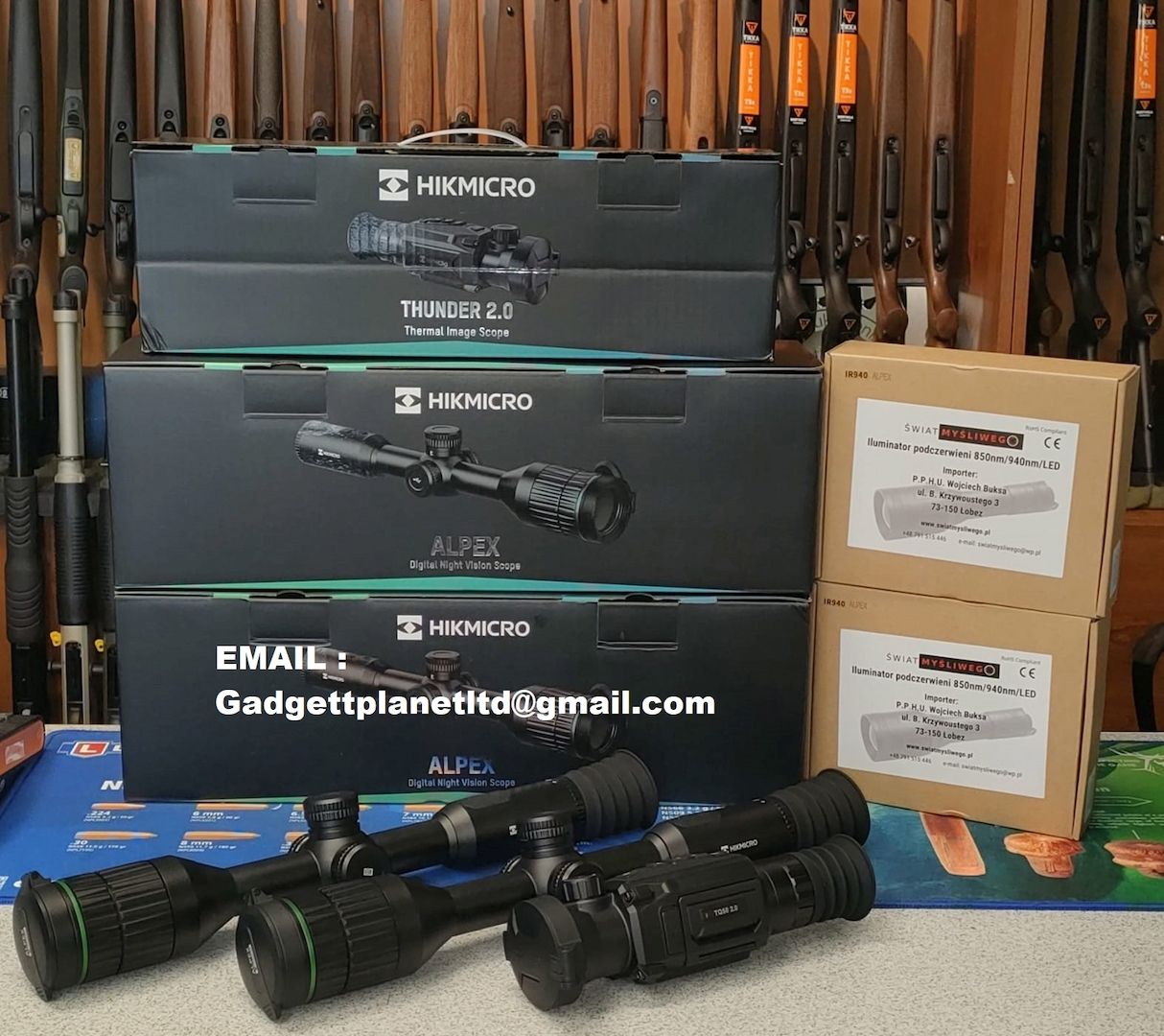 Hikmicro Thunder 2.0 TQ50, Thunder 2.0 TQ35, Thunder  Pro TQ50, Panther LRF PQ50L, Panther LRF PH50L