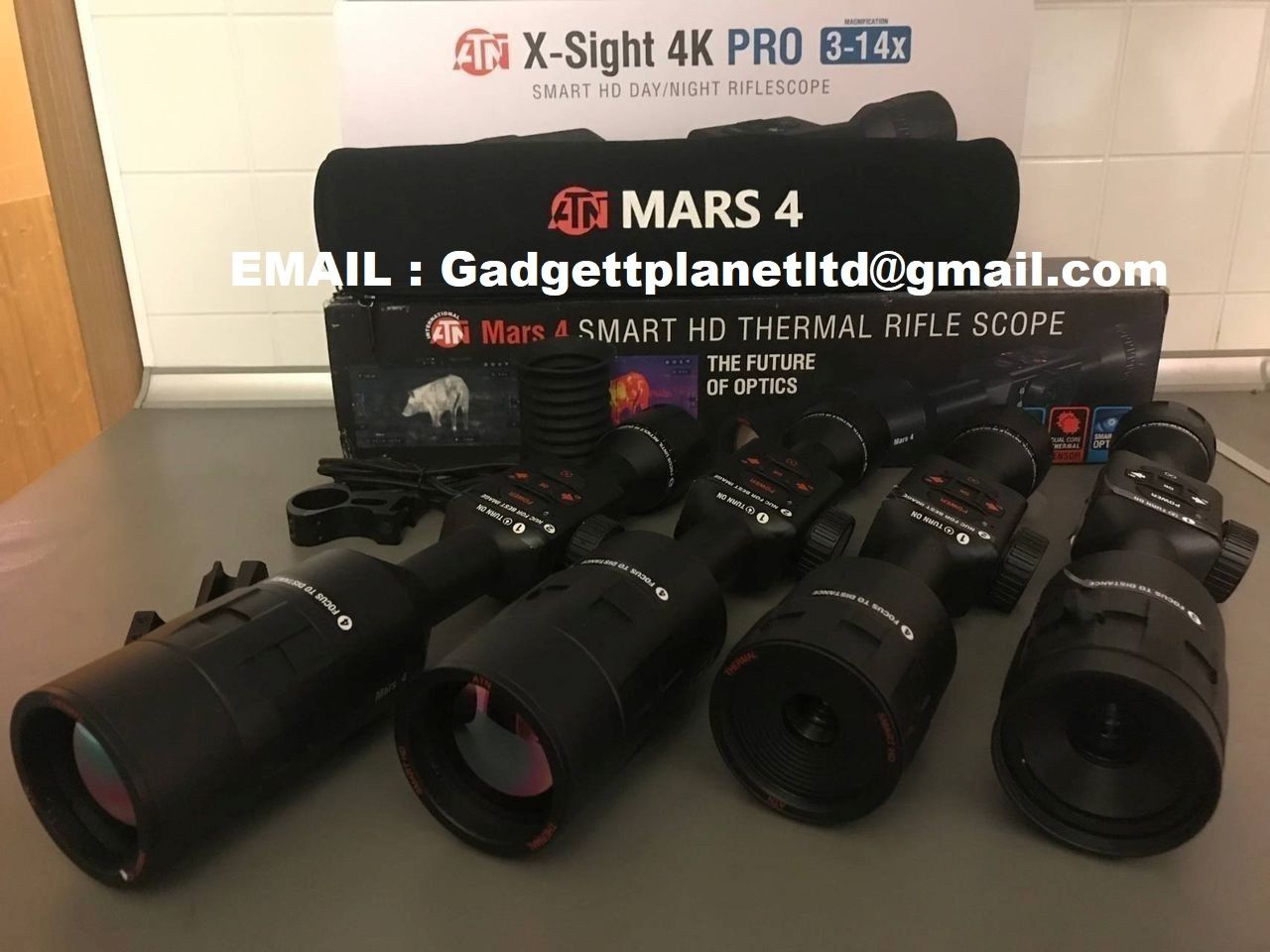 Leica Calonox View , Leica Calonox Sight, Leica Magnus 1.8-12x50 , Leica Fortis 6 2-12x50i L-4a