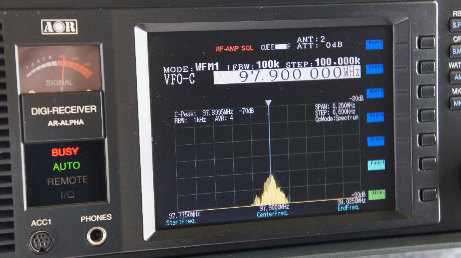 AR-ALPHA Digital Processing Communications Receiver 10KHz bis 3,5 GHz