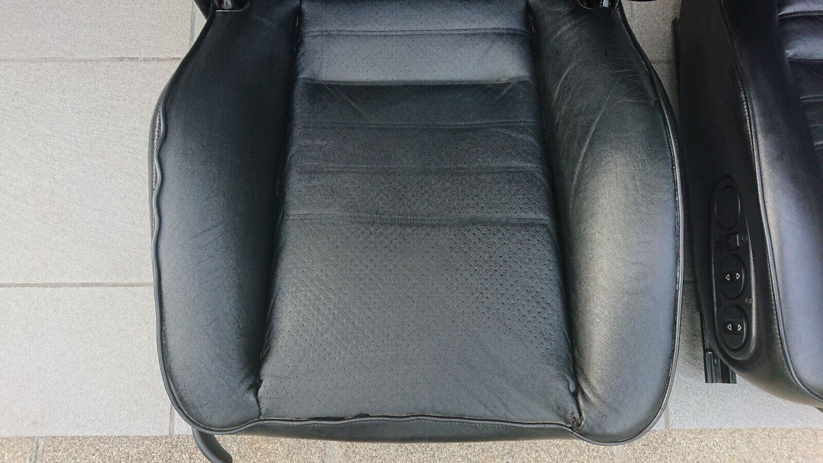 Porsche 944 Sitzgarnitur Leder schwarz