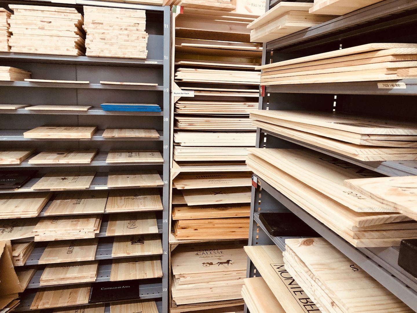 Weinkistenbretter, Holzbretter