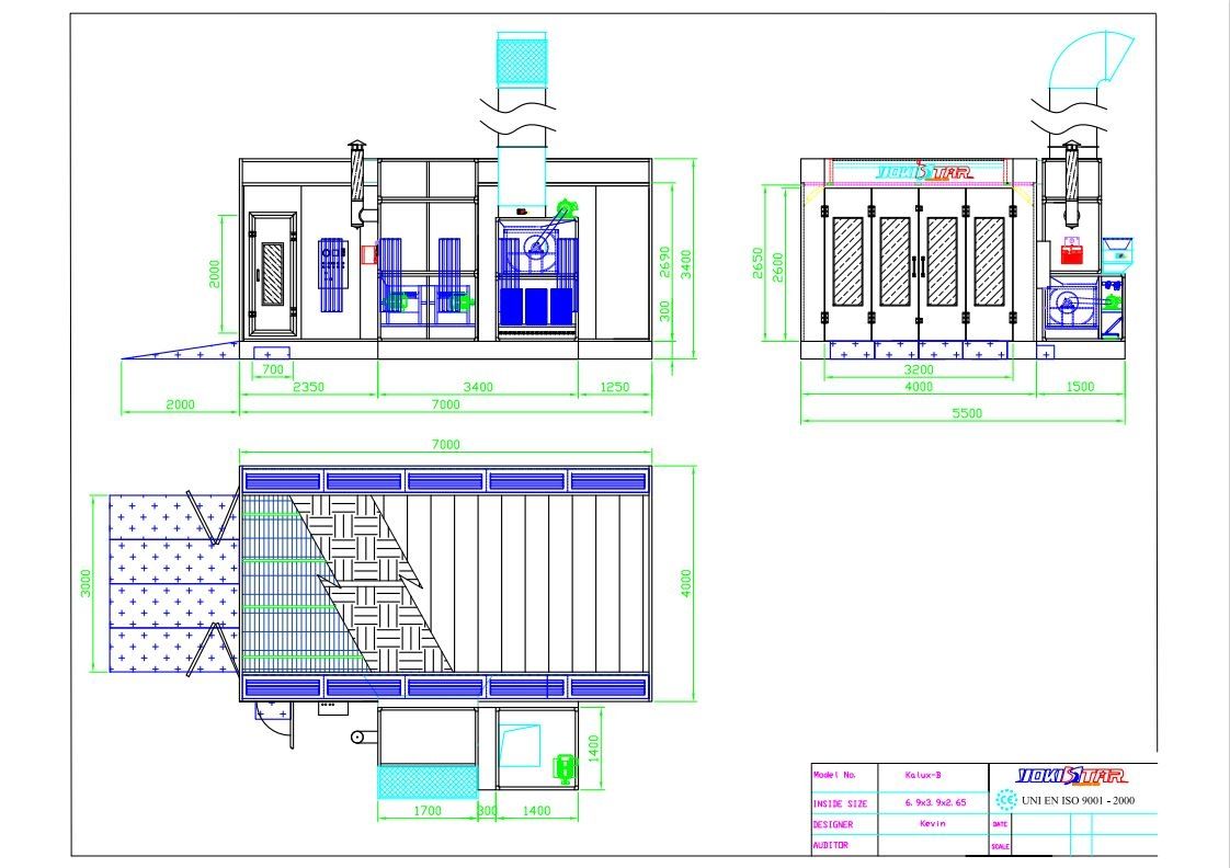 Lackierkabine Yoki Star KALUX B Lackieranlage inkl. Transport & Montage Lackierkabine Yoki Star KALUX B Lackieranlage inkl. Transport & Montage