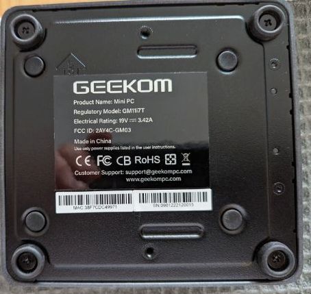 Geekom Mini-PC, Windows 11 Pro Mini IT11, Intel Core i7