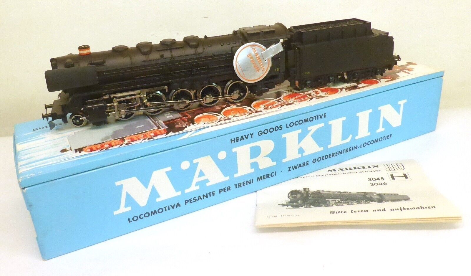 Märklin H0 3045 Dän. Dampflok BR N 205 der DSB hellblaue OVP