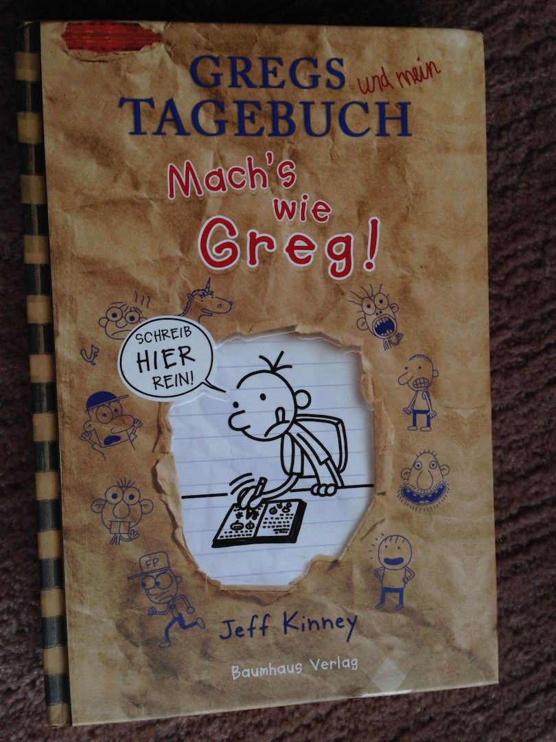 Gregs Tagebücher als ein Comic-Roman, Teile 1,2,3,5,6,7+Gregs Tagebuch und du von Jeff Kinney