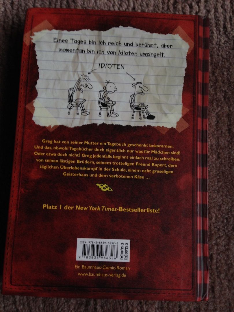 Gregs Tagebücher als ein Comic-Roman, Teile 1,2,3,5,6,7+Gregs Tagebuch und du von Jeff Kinney